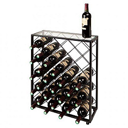 Стеллаж винний GoodsMetall в стилі Лофт 600х500х200 СТЖ216