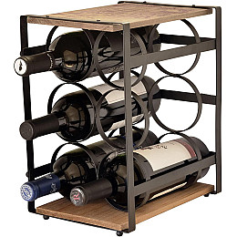 Стеллаж винний GoodsMetall в стилі Лофт 300х200х250 СТЖ220