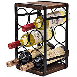 Стеллаж винний GoodsMetall в стилі Лофт 300х200х250 СТЖ220