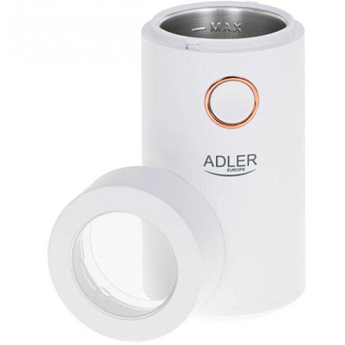 Электрическая кофемолка Adler AD 4446 white gold