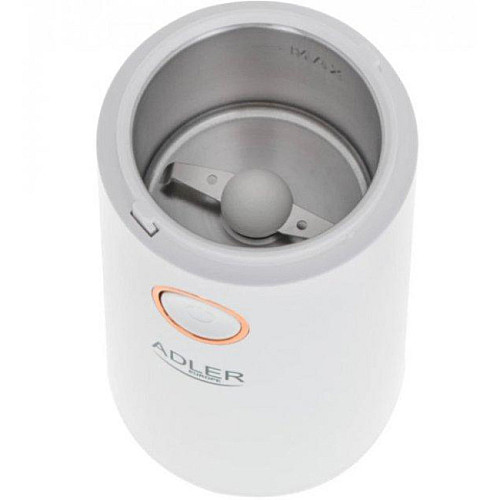 Электрическая кофемолка Adler AD 4446 white gold