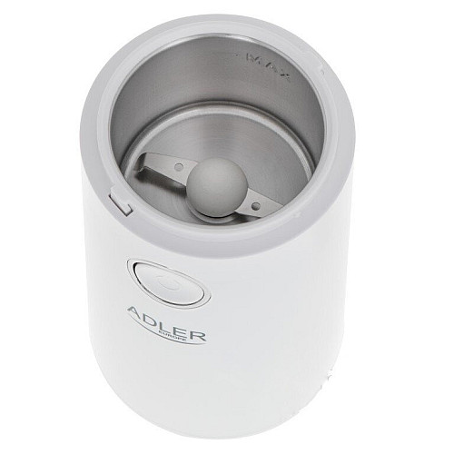 Роторная кофемолка Adler AD 4446 white silver 150 Вт Белый
