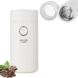 Роторна кавомолка Adler AD 4446 білий сріблястий 150 Вт Білий