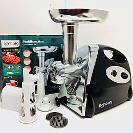 Електрична м'ясорубка Rainberg RB-675 3800 Вт