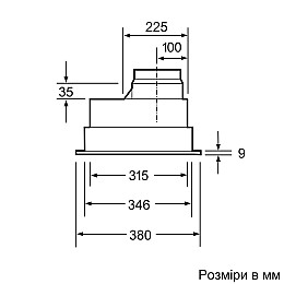 Витяжка Bosch DHL555BL Хром