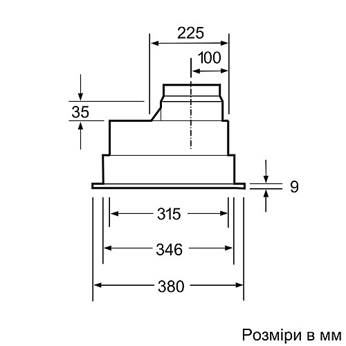 Витяжка Bosch DHL555BL Хром