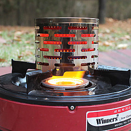 Обогреватель газовый Campleader CF120 переносная печь с нержавейки туристическая плита