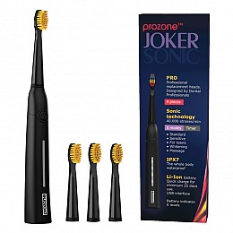 Зубная щетка ProZone JOKER ClassicYellow Черный