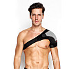 Фиксатор плечевого сустава поддержка для спины AOLIKES A-1697 Left One Size Black + gray