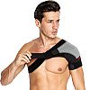 Фиксатор плечевого сустава поддержка для спины AOLIKES A-1697 Left One Size Black + gray