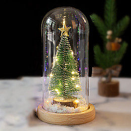 Ёлка в колбе 24К Lesko KY-4646 Теплый свет с LED подсветкой новогодняя подарок