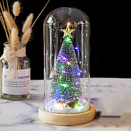 Ёлка в колбе 24К Lesko KY-4646 Цветной свет с LED подсветкой новогодняя подарок