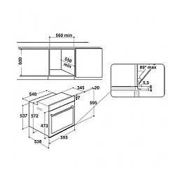 Духовка электрическая Whirlpool OAKZ9 7961 SP IX