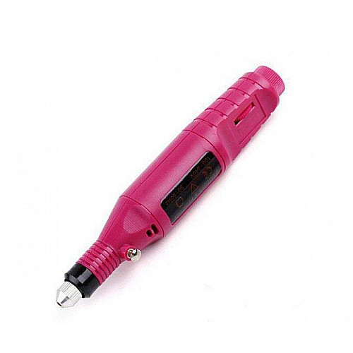 Фрезер-ручка для аппаратного маникюра и педикюра розовая Variable Speed rotated pen