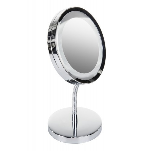 Зеркало косметическое Adler AD 2159 LED 3x Zoom Silver