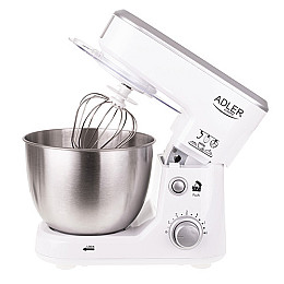 Миксер-тестомес планетарный Adler AD 4216 1000W Белый