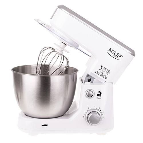 Миксер-тестомес планетарный Adler AD 4216 1000W Белый