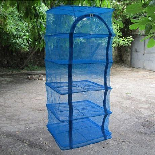 Сетка для сушки рыбы, грибов, овощей, фруктов 5 ярусов Stenson “U” SF23638 50х50х75 см