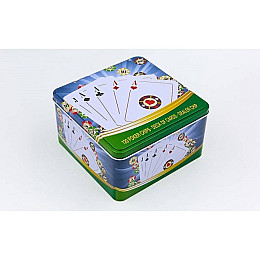 Набор для игры в покер Maxland D7 120 фишек с номиналом в коробке