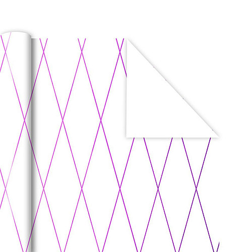 Бумага упаковочная PPW PAPER Lesko PZ095 Diamond 2 50*70 см