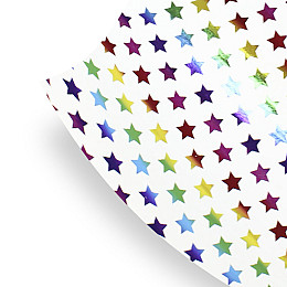 Бумага упаковочна PPW PAPER Lesko PZ007 Зірочки 50*70 см