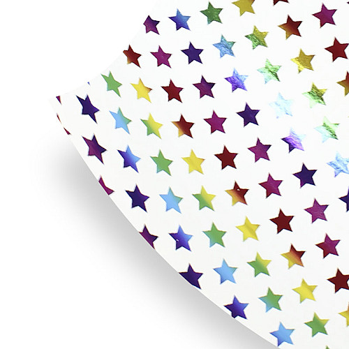 Бумага упаковочная PPW PAPER Lesko PZ007 Звездочки 50*70 см
