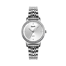 Женские часы Spark Odeon со Swarovski Белый (Z1311S)