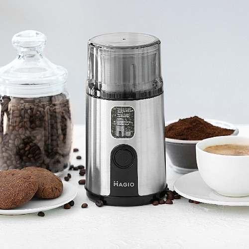 Измельчитель кофемолка MAGIO МG-201 Steel