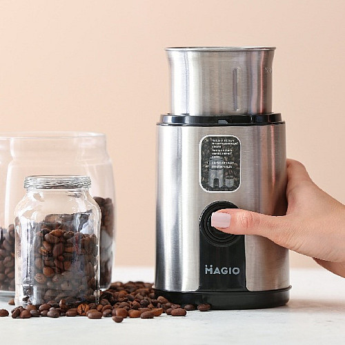Измельчитель кофемолка MAGIO МG-201 Steel