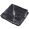 Плед шаль одеяло с подогревом Lesko Gray usb от повербанка