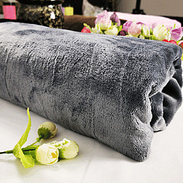 Плед шаль одеяло з підігрівом Lesko Gray usb від повербанка