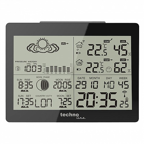 Метеостанция Technoline WS6760 Black (WS6760)