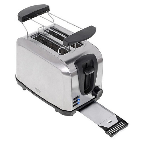 Тостер для хлеба Adler AD 3222 Silver