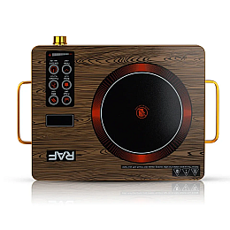 Інфрачервона настільна плита RAF R.8004 1 конфорка 3500W Коричнева (3_02409)