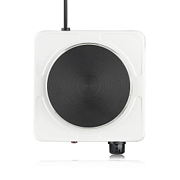 Електроплита настільна RAF R.8010A 1 конфорка дискова 1000W Білий (3_02420)