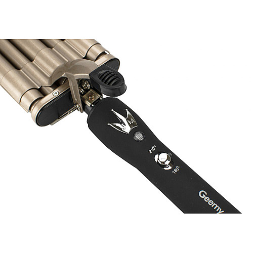 Плойка для волос Geemy GM-2933 с керамическим покрытием Black-Gold (3_01065)