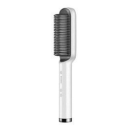 Терморасческа для випрямлення волосся RIAS Hair Straightener HQT-908 Сірий (3_01625)