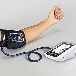 Плечовий автоматичний тонометр RIAS KM-210 White-Black (3_01204)