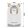 Увлажнитель воздуха Humidifier A205 Bear с RGB подсветкой 300ml White (3_02605)