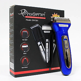 Електробритва Gemei GM-561 3в1 акумуляторна 3W Blue (3_02790)