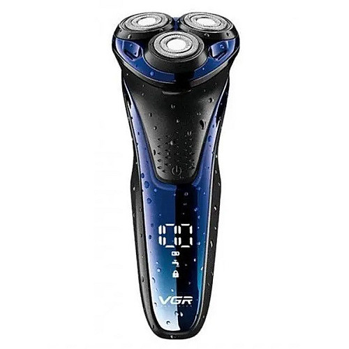 Электробритва VGR V-306 аккумуляторная водонепроницаемая Blue-Black (3_03194)