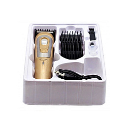 Беспроводная аккумуляторная машинка для стрижки волос Geemy GM 6112