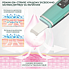 Ультразвуковий скрабер для обличчя Ultrasonic PL-C01 з двосторонньою силіконовою насадкою Зелений