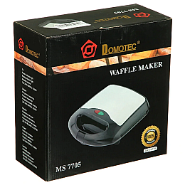 Вафельниця електрична Domotec MS-7705 з антипригарним покриттям 1000W