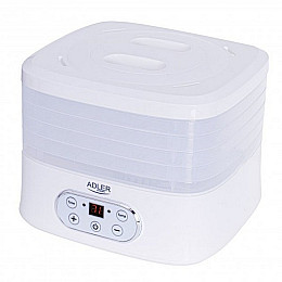 Електросушка для овочів, фруктів, грибів Adler AD 6658 White