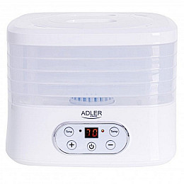 Електросушка для овочів, фруктів, грибів Adler AD 6658 White