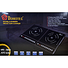 Настольная плита индукционная Domotec MS-5862 2 конфорки 4000W Black (2_009615)