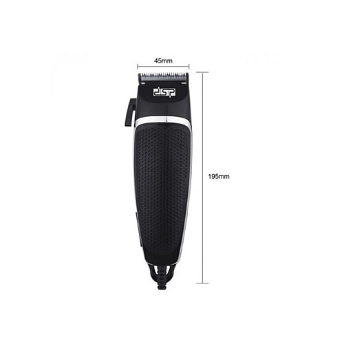 Машинка для стрижки волос проводная с насадками DSP 90033 Black