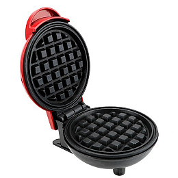 Вафельниця електрична RIAS WQ-H603 mini 350W Червона (3_03731)