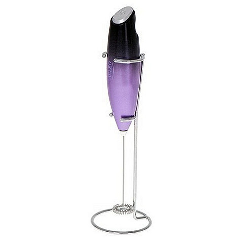 Капучинатор ручной с подставкой Adler AD 4499 Black/Violet